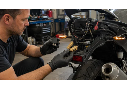 LED blinkry na motocyklu – proč je potřeba relé nebo odpory