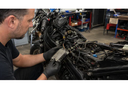 Co je ECU u vstřikovacího motocyklu a jaké jsou příznaky závady