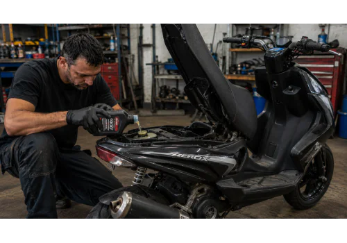 Olej pro Yamaha Aerox 50 2T – co vybrat?