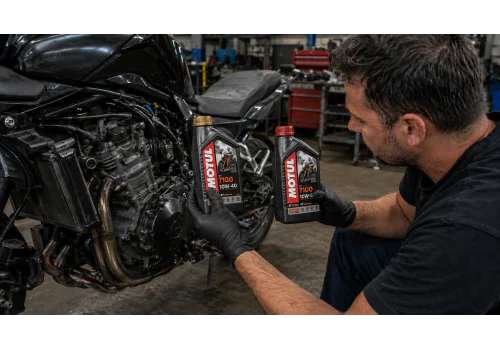 10W-40 nebo 10W-50 – který olej je lepší pro motocykl?