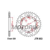 Zadní rozeta -JT- JTR853,46, 46 zubů, ocelový, Kreideler 170 170 2004-2006, Yamaha DT 200 1989-1995, IT 200 1984-1986, SR 500 1991-1999, TT 250 1989-2004, TT 350 1986-1992, TT 600 1983-1992, 1996-2003, TT-R 250 1999-2006, WR 125/400 1998