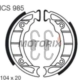 Brzdové čelisti -TRW- MCS985, 105x20mm, Piaggio/Vespa Free 1 50, Zip+Zip 50 (1993-1998)