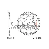 Zadní rozeta -JT- JTR816,49, 49 zubů, ocelový, Suzuki GS 550 1981, GSF 1200 1995-2005, GSX 1200 1999-2001, GSX 750 1998-2003, GSX-R 1100 1995-1998, GSX-R 750 1992-1995, RF 900 1994-2000