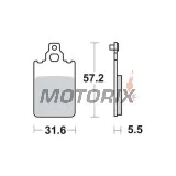 Brzdové destičky -TRW- MCB578, Aprilia AF1/RS/RX/SX/Tuono/Tuareg 50, Cagiva Aletta/Elefant/W8 125-200, Derbi GPR 50/75, Fantic Caballero/Koala/Raider, KTM SX 60/65, Malaguti Centro/F15 Firefox 50, Simson Schikra/Sperber 50/125, Yamaha DT 50R