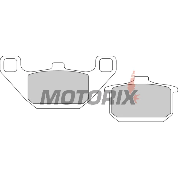 Brzdové destičky -FERODO- FDB339ST, Kawasaki EL/ZL Eliminator, EN/VN Vulcan, GPZ Ninja/Uni Trak, GTR, Z/ZX Turbo 250-1500 1983-2000