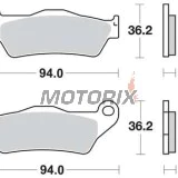 Brzdové destičky -TRW- MCB648, Alfer 250, Aprilia MX/Mana/Pegaso/RST, ATK Cross/Enduro, BMW G450X/HP2, Ducati Monster, Gas Gas EC, Husqvarna SM/TE/WR, KTM Adventure/EXC/SX, Moto Guzzi Stelvio, Yamaha TT/Majesty