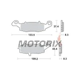 Brzdové destičky -TRW- MCB681SH, Kawasaki ER-6F/ER-6N, Versys 650, VN/Vulcan, W650/W800, Z750/ZR-7; Suzuki V-Strom, SV650, GS500, Bandit, Intruder/VanVan (1995-2020)