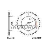 Zadní rozeta -JT- JTR2011,43, 43 zubů, ocelový, Triumph Daytona 955 1997, 1999-2001, 2003-2006, Speed Triple 1050 2005-2017, 2019, Speed Triple 900 1997-1998, Speed Triple 955 1999-2004, Sprint 1050 2005-2015, Sprint 955 1999-2004