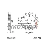 Přední pastorek -JT- JTF718,13, 13 zubů, Cagiva WMX 125 1989-1992, WMX 250 1987-1988, Husqvarna CR 125 1990-1994, WR 125 1990-1994, WR 250 1990-1991
