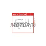 Brzdové destičky -TRW- MCB785, Aprilia Mana, RS, Shiver, Dorsoduro; Yamaha MT, YZF-R125 - 125, 750, 850, 900, 1200cc, 2007-2017