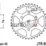 Zadní rozeta -JT- JTR856,45, 45 zubů, ocelový, Yamaha XJ 400 1982, XJ 550 1981-1985