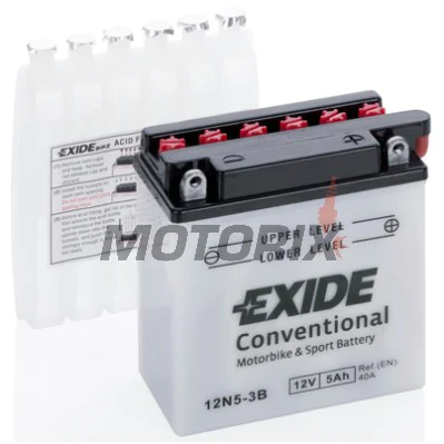 Akumulátor -EXIDE- 12N5-3B, 5Ah 12V