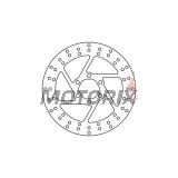 Brzdový kotouč -TRW- MST365, Husqvarna TE 250 (2014-2018), Suzuki VS 1400 Intruder GL/GLP/GLF (1987-2003)