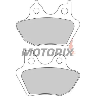 Brzdové destičky -FERODO- FDB2097P, Harley Davidson XL 1200C Sportster Custom/XLH 883 Sportster Hugger 2000-2003