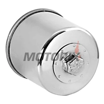 Olejový filtr -K&N- KN-204C, chrom, s 17mm matice pro snadné povolení