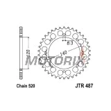 Zadní rozeta -JT- JTR487,47, 47 zubů, ocelový, Kawasaki BJ 250 1994-1999, KL 650 1989-1991, KLE 500 1991-2007, KLR 650 1987-2015, KLX 650 1993-1996
