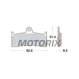 Brzdové destičky -TRW- MCB660SV, Buell M2 Cyclone 1200 (1999-2002), S3 Thunderbolt 1200 (1998-1999), X1 Lightning 1200 (1999-2001); Kawasaki ZRX 1100C (1997-2000), ZX-7RR 750N Ninja (1996-1999); MV Agusta Brutale 910 (2007), F4 750S/750SPR/750 Senna/1000