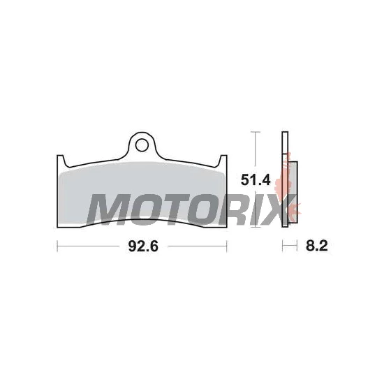Brzdové destičky -TRW- MCB660SV, Buell M2 Cyclone 1200 (1999-2002), S3 Thunderbolt 1200 (1998-1999), X1 Lightning 1200 (1999-2001); Kawasaki ZRX 1100C (1997-2000), ZX-7RR 750N Ninja (1996-1999); MV Agusta Brutale 910 (2007), F4 750S/750SPR/750 Senna/1000