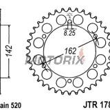 Zadní rozeta -JT- JTR1785,48, 48 zubů, ocelový, Suzuki PE 175 1980-1984