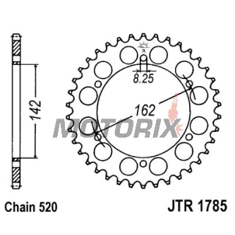 Zadní rozeta -JT- JTR1785,48, 48 zubů, ocelový, Suzuki PE 175 1980-1984