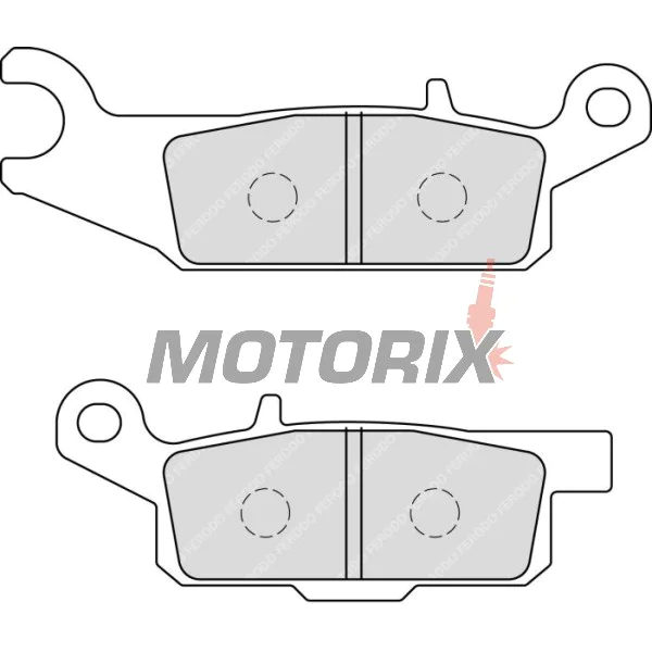 Brzdové destičky -FERODO- FDB2232SG, Yamaha YFM Grizzly 550F/700/700F 4x4 EPS - 2006-2018