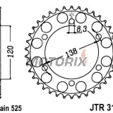 Zadní rozeta -JT- JTR312,38, 38 zubů, ocelový, Honda RVF 400 1994, RVF 750 1994-1998, VFR 400 1990-1993, VFR 750 1988-1993