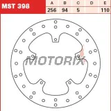 Brzdový kotouč -TRW- MST398, 256mm, Honda VFR750F/VFR800F V-Tech + Piaggio Beverly 125-500/Carnaby 125-300/X8 150-400/X9 500 (1990-2013)