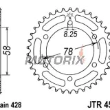 Zadní rozeta -JT- JTR458,36, 36 zubů, ocelový, Kawasaki KH 100 1984-1992, KH 125 1983-1998