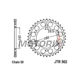 Zadní rozeta -JT- JTR502,44, 44 zubů, ocelový, Kawasaki GPX 750 1987-1988, GPZ 1100 1995-1998, GPZ 750 1987, GPZ 900 1984-1996, ZR 1100 1997-1998, ZX 1000 1988-1990, ZX 1100 1990-2001, ZZR 1100 1990-2001