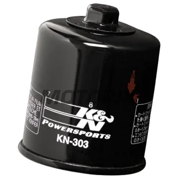 Olejový filtr -K&N- KN-303, s 17mm matice pro snadné povolení