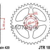 Zadní rozeta -JT- JTR1832,52, 52 zubů, ocelový, Yamaha DT 50 1999-2002