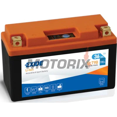 Akumulátor -EXIDE- ELT9B, 42Wh (3Ah), 12V, Lithium-ion