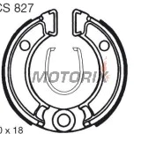 Brzdové čelisti -TRW- MCS827, 80x18mm, Honda NB50 Melody NC50 Express ND50 Melody NE50 Vision NP50 Melody Mini NX50 Caren QR50 XR50R Monkey Z/ZB50 Peugeot ST50 STL50 Suzuki DR-Z70 Yamaha TT-R50/50E