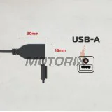 USB adaptér -OXFORD- 12V, 2.1Ah (type B)
