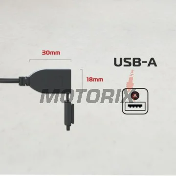 USB adaptér -OXFORD- 12V, 2.1Ah (type B)