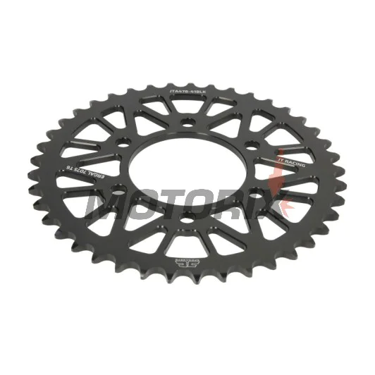 Zadní rozeta -JT- JTA478,41BLK, 41 zubů, černý, hliníkový, Kawasaki KXT 250 1984-1985, ZX-6R 600 1998-1999, 2001-2002, 2007-2012, ZX-6R 636 2002-2006, 2013-2019, ZX-6RR 600 2004-2006, ZX-7RR 750 1996-1999