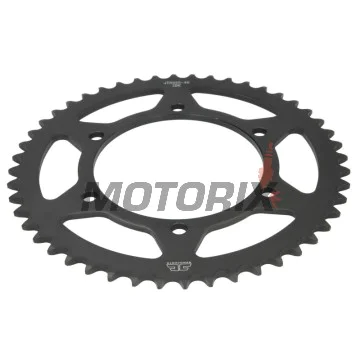 Zadní rozeta -JT- JTR855,48ZBK, 48 zubů, černý zinek, ocelový, Yamaha DT 250 1975, 1977-1982, MT-03 660 2006-2013, XJ 600 1992-2003, XT 660 2004-2016, XTZ 660 2008-2009, XTZ 750 1990-1998