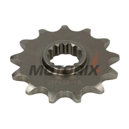 Přední pastorek -JT- JTF432,13, 13 zubů, Betamotor Jonathan 350 2001-2010, Kawasaki KLX 400 2003, Suzuki DR 250 1990-1995, DR 350 1990-1999, DR-Z 250 2001-2007, DR-Z 400 2000-2017, GSF 250 1995-2000, RM 250 2000-2012