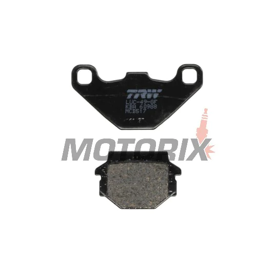 Brzdové destičky -TRW- MCB517, Aprilia Pegaso 125 (1990-1991), Hercules Supra 50 GP4 (1980)