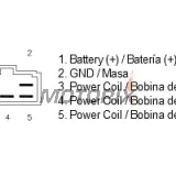 Regulátor dobíjení -DZE- regulátor dobíjení, 12V, 35A, GAS GAS HP-WILD; SUZUKI AN, DR, SV 250-800 1988-2008
