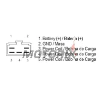 Regulátor dobíjení -DZE- regulátor dobíjení, 12V, 35A, GAS GAS HP-WILD; SUZUKI AN, DR, SV 250-800 1988-2008