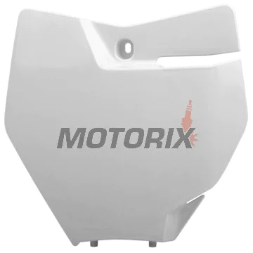 Motokrosová maska/tabulka startovního čísla -POLISPORT- bílá, KTM SX, SX-F, XC 125-450 2016-2018