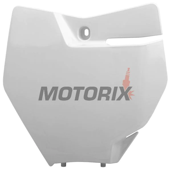 Motokrosová maska/tabulka startovního čísla -POLISPORT- bílá, KTM SX, SX-F, XC 125-450 2016-2018