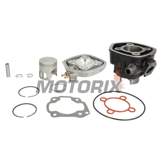 Sada válce a pístu s hlavou -MOTORIX- 70cc (47mm), Minarelli Horizontal LC - Yamaha Aerox, Malaguti F12