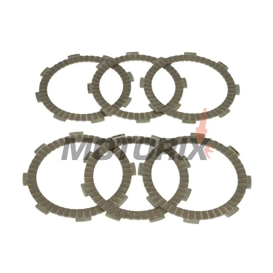 Sada spojkových lamel -TRW- MCC134-6, Honda CB 250/CM 250 Custom/CMX 250 Rebel/CRF 150 (2007-2020)/Kawasaki KMX 125/KX 80-100-85 (1998-2013)/Suzuki RM 100 (2003-2008)/Loncin Conqueror 200 (2005-2006)