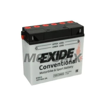 Akumulátor -EXIDE- 12Y16A-3A 51913, 20Ah 12V