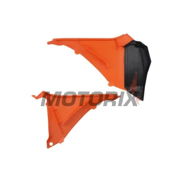 Kryt/plast vzduchového filtru -POLISPORT- oranžový, KTM EXC, EXC-F, SX 125-500 2011-2013