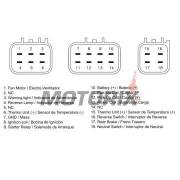 CDI -DZE- YAMAHA YFM 350 2004-2013