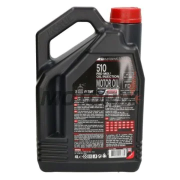 2taktní olej -MOTUL- 510, 2T, polosyntetika, 4L