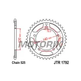 Zadní rozeta -JT- JTR1792,44, 44 zubů, ocelový, Kawasaki KLV 1000 2004-2006, Rieju RS-2 125 2005-2006, Suzuki GSR 600 2006-2011, GSR 750 2011-2016, GSX-R 600 2001-2010, GSX-R 750 2000-2010, GSX-S 750 2015-2016, Triumph America 800 2003-2004